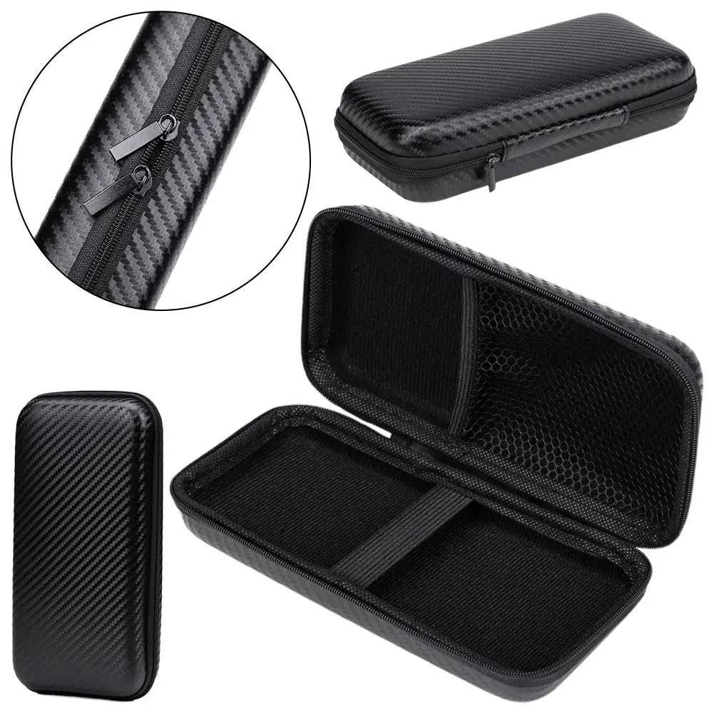 Portable Hard-shell Bag Toolkit Storage Case Multi-functional Bluetooth Headset Storage Box Data Cable Zipper Carrying Pouch Bag Oasis Select