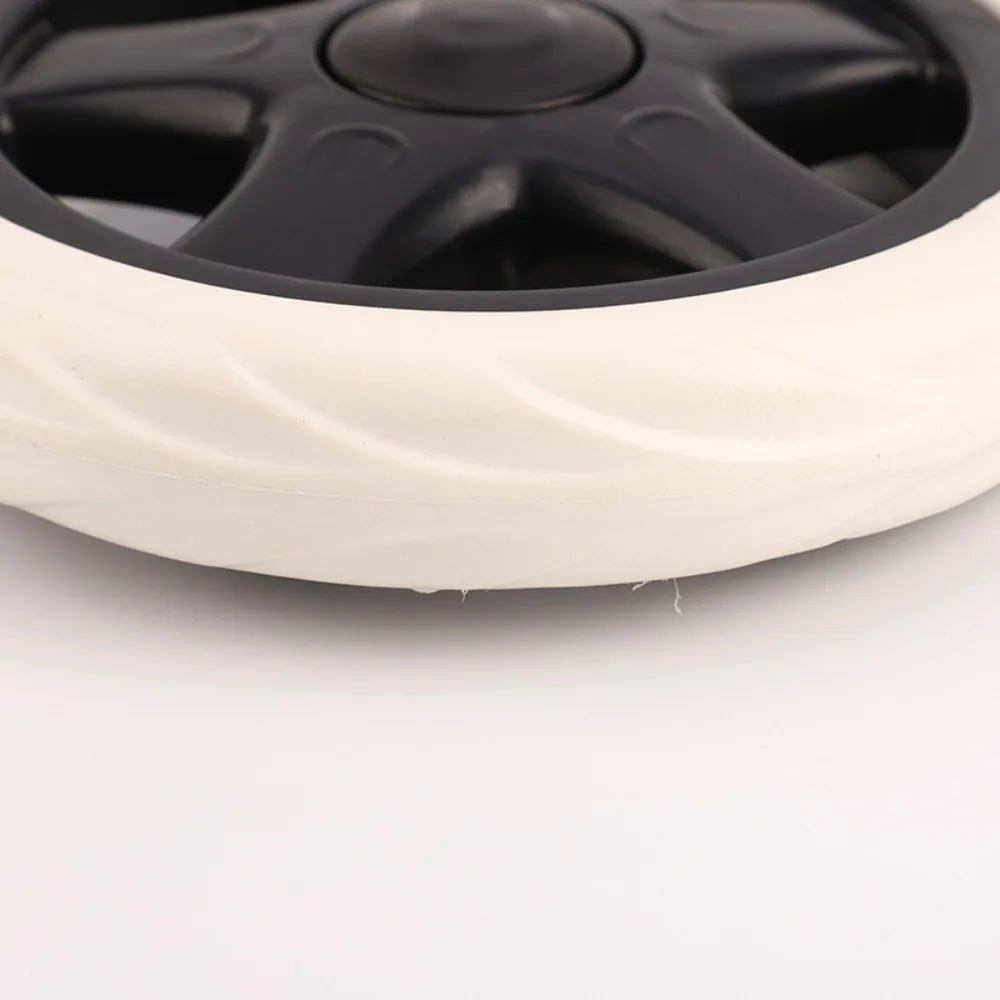 2Pcs 5in Wheel Shopping Cart Wheels Travelling Trolley Caster EVA Replacement Travel Suitcase Rubber Luggage Wheel
