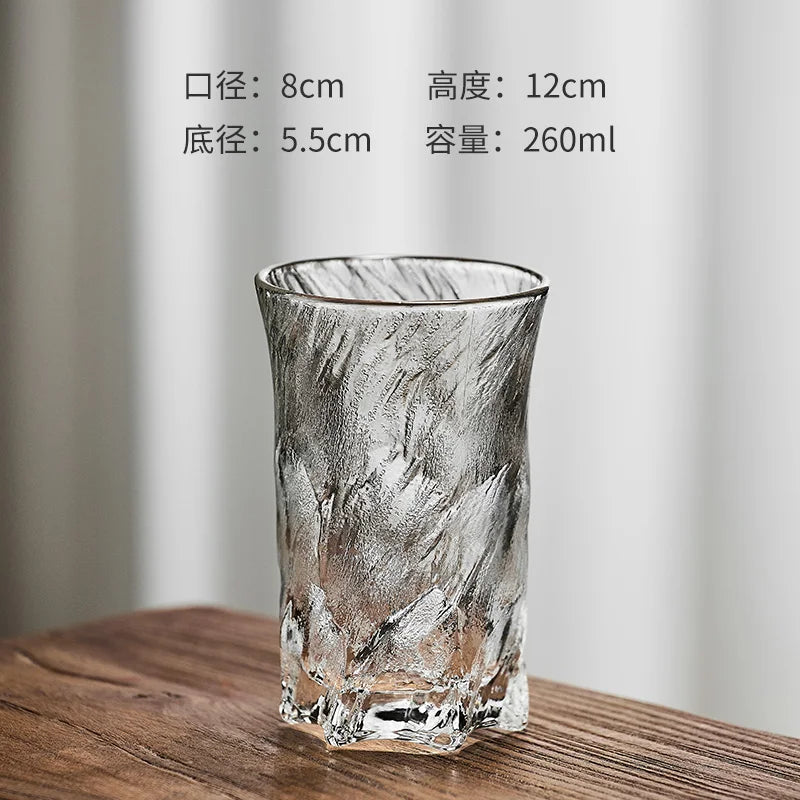 Japanese dark ice glass hanging ice glass whiskey beer juice drink glass Oasis Select 201-300ml B