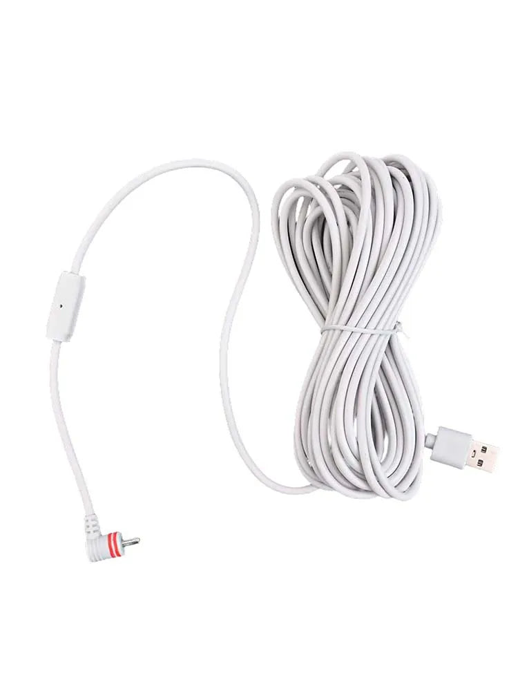 7 6m/10m Power Cable with Adapter Compatible with For Ring Spotlight Cam Series Weatherproof and Safe Charging Oasis Select