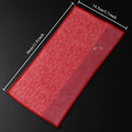 Cotton Tea Towel Strong Absorben Kung Fu Tea Set Accessories Thickened Table Cleaning Cloth Suede Tea Cloth Household Hand Towel Oasis Select Red
