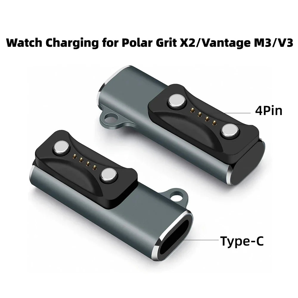 Magnetic USB-C Charger for Polar Pacer, Ignite 3, Vantage V3/M3 Smartwatch Charger Oasis Select