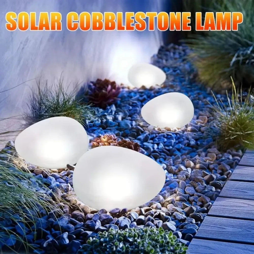 Solar Lamp Imitation Stone Lamp Outdoor Luminous Atmosphere Decorative Landscape Lights Garden Lawn Lights Oasis Select