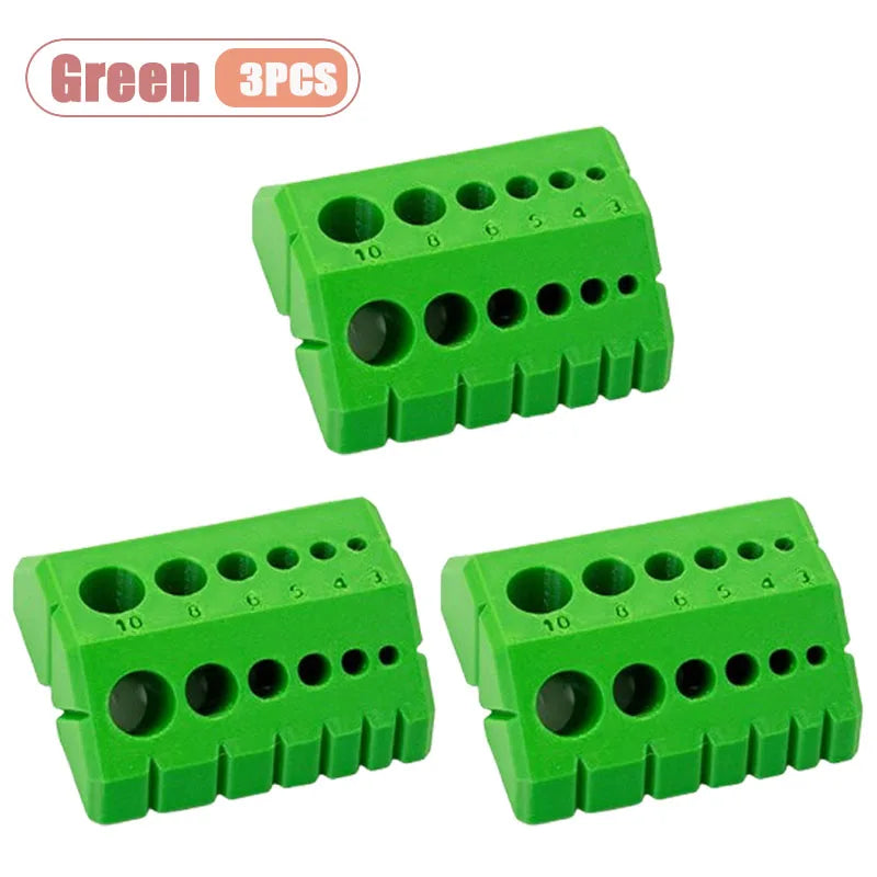 1-20PCS 3D Printed Drill Guide Tool Portable Drill Bit Alignment Jig for Woodworking Precise Positioning DIY Woodworking Helper Oasis Select Green-3PCS