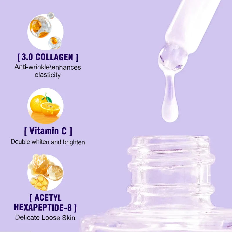 Collagen & Hyaluronic Acid Face Serum – Brightening & Firming