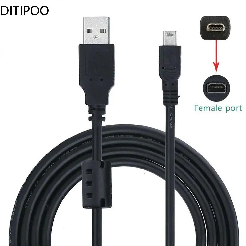 Camera USB Data Cable For Nikon D7200 D3200 D5500 D5100 D5200 D7100 P7100 Mini 8Pin Data Cable Camera Accessories Oasis Select