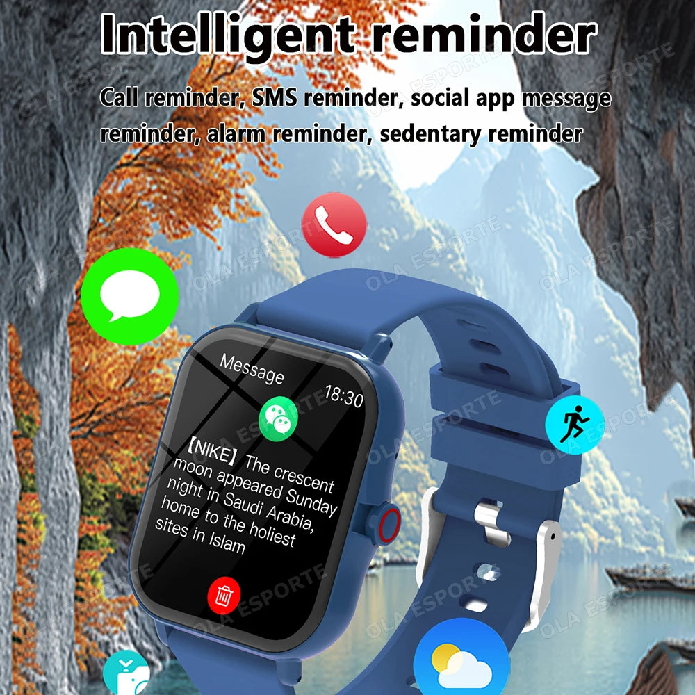 Smart Watch 1.83" Bluetooth Calls Heart Rate Fitness Tracker