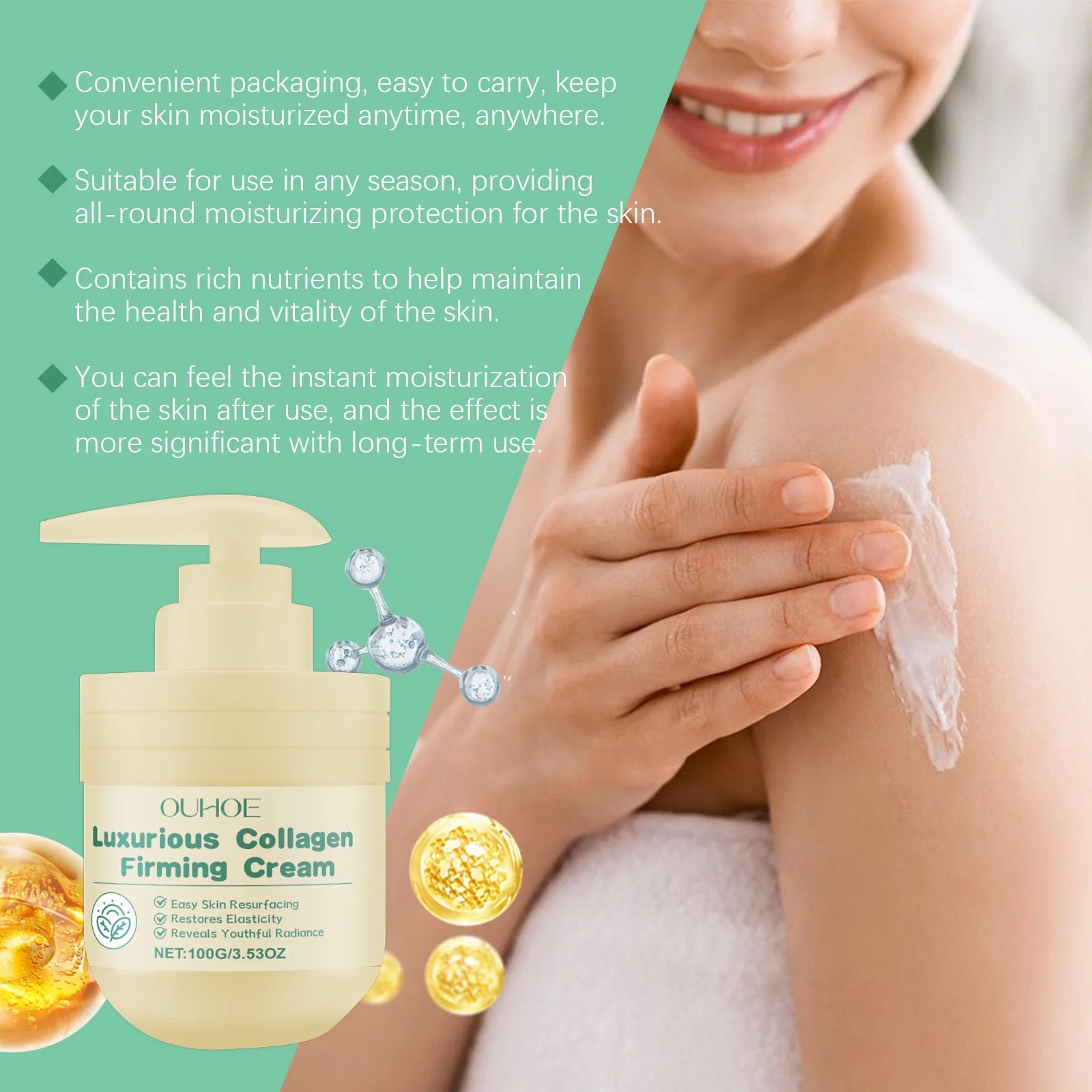 Collagen Firming Body Cream – Tighten, Lift & Brighten Skin Firming Body Cream Oasis Select