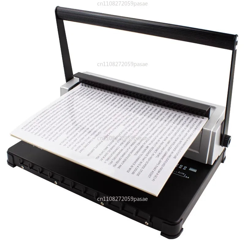 W15M 34-Hole Square Punch Manual Ring Binding Machine