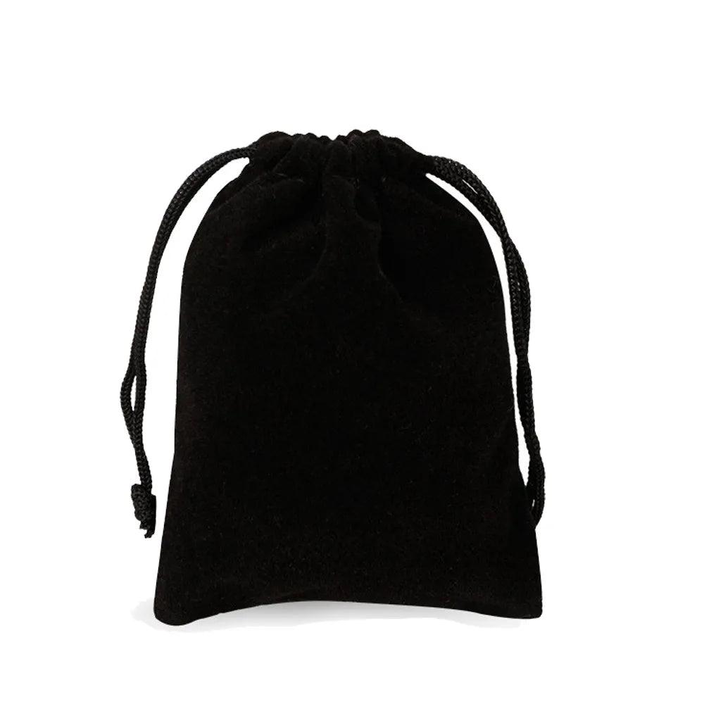 10pcs Black Velvet Cloth Jewelry Pouches Velvet Drawstring Bags Christmas Candy Gift Bag Pouch for Wedding Favors Gifts Supplies Oasis Select