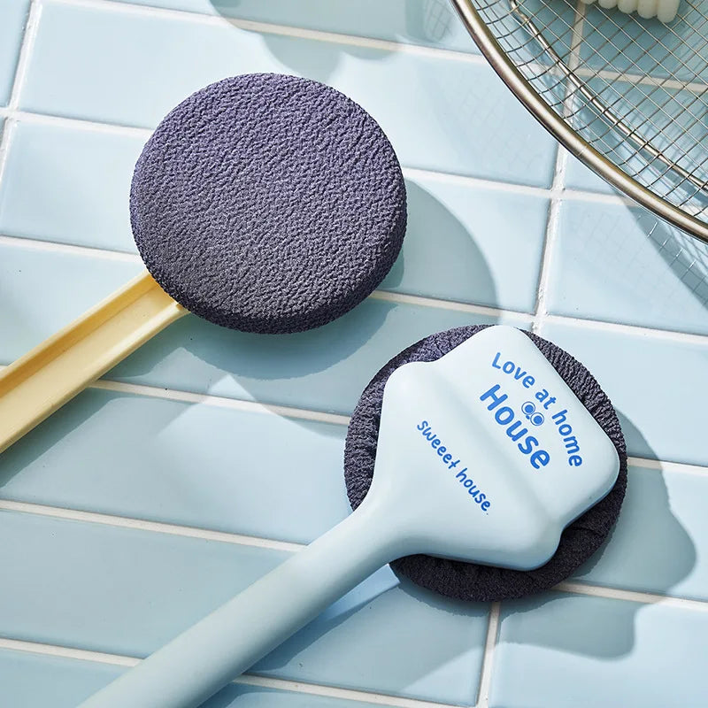 Long Handle Soft Bristle Bath Brush for Students Back Scrubbing Bathing Tool Student Style Shower Brush Back Rubbing Device Oasis Select