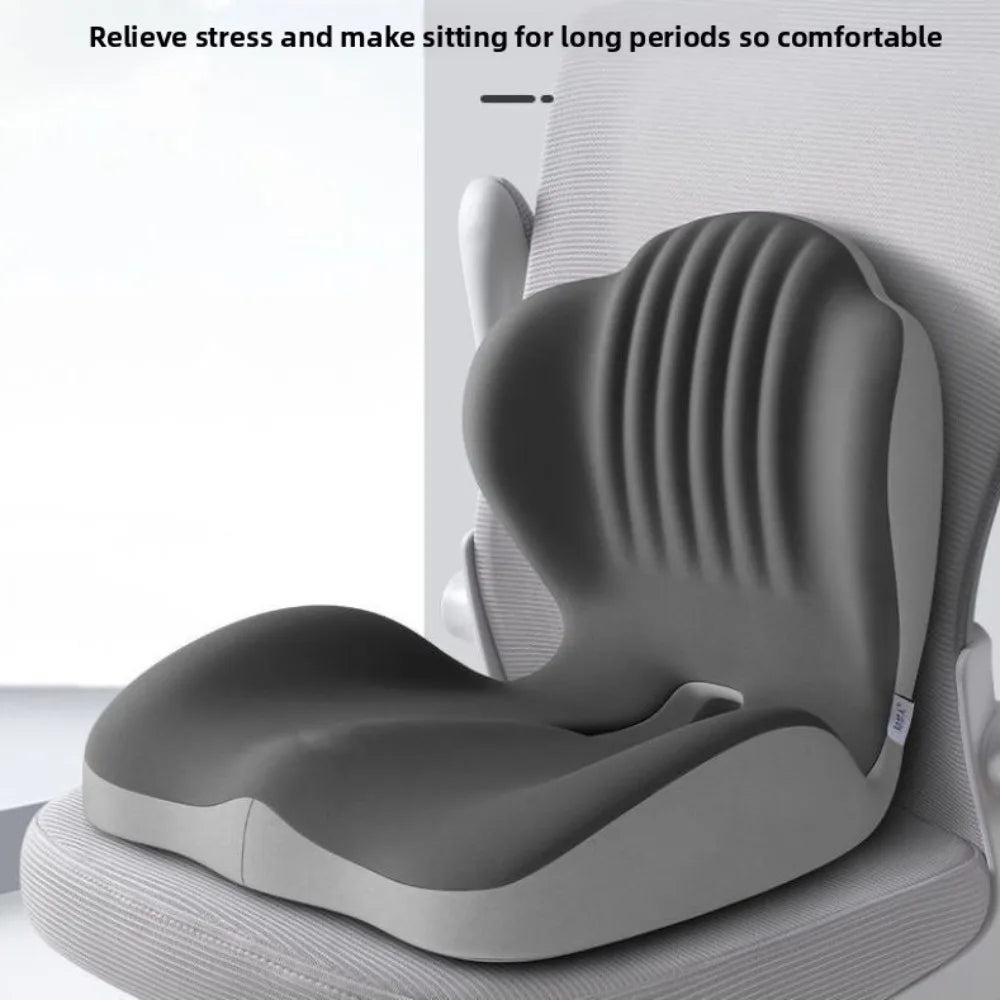 Soft Memory Cotton Seat Cushion Office Sedentary Seat Cushion Decompression Sitting Posture Correction Artifact Chair Cushion Oasis Select
