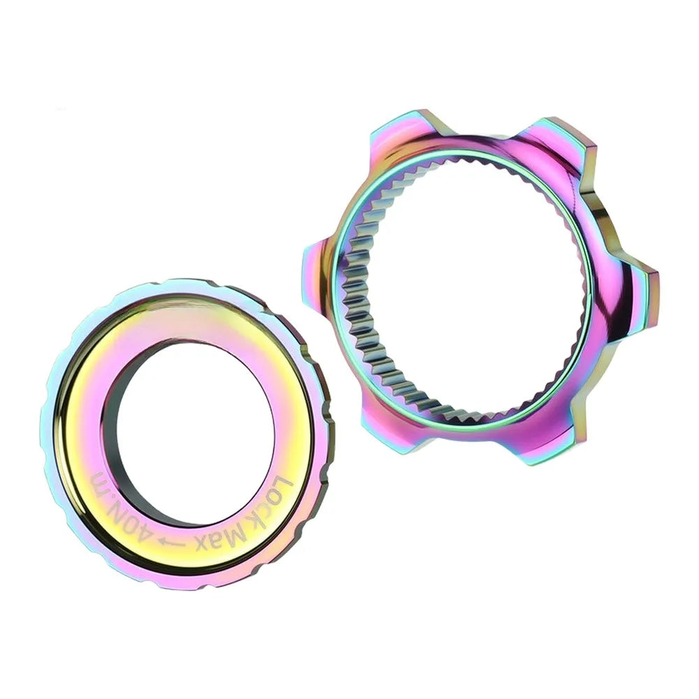 Centerlock To 6 Bolt Disc Brake Adapter 6061 Aluminum Hub Converter For Mountain Road Bike Cycling Parts Black Multicolor Oasis Select B color