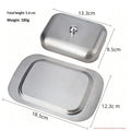 1pcs Butter Cheese Storage Box Butter Cutter Box With Lid And Knife Countertop Butter Keeper For Refrigerator Kitchen Oasis Select 1PCS
