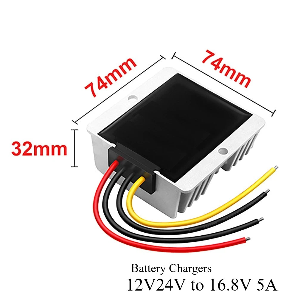 9V-36V 12V24V to 16.8V 13.8V 12.6V 14.5V 5A-20A 12V BOOST Lithium Battery Chargers DC DC Charger BUCK For Dual-battery System Oasis Select 16.8V 5A Lithium 9V-36V