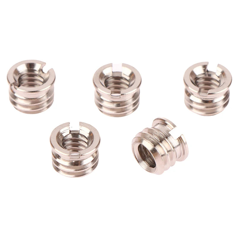 5Pcs Camera Screw Nut 1/4 To 3/8 Inch Convert Screws Standard Adapter Screw Quick Release Screw Tripod Mount Adapter Screw Oasis Select