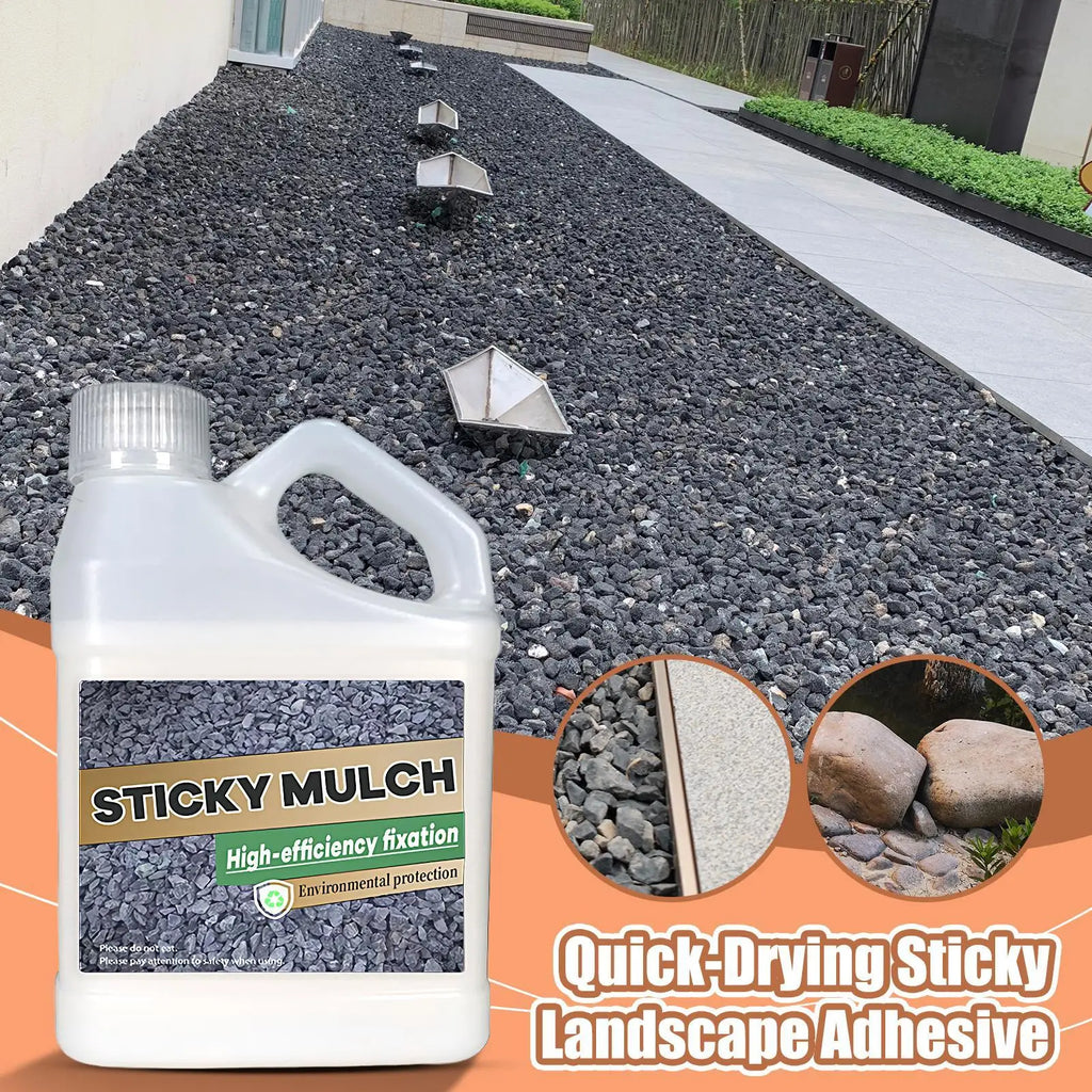 Stone Glue Quick Drying Landscape Adhesive Clear Waterproof Glue for Rocks Sealer Adhesive Stabilizer Outdoor Garden Gravel Oasis Select