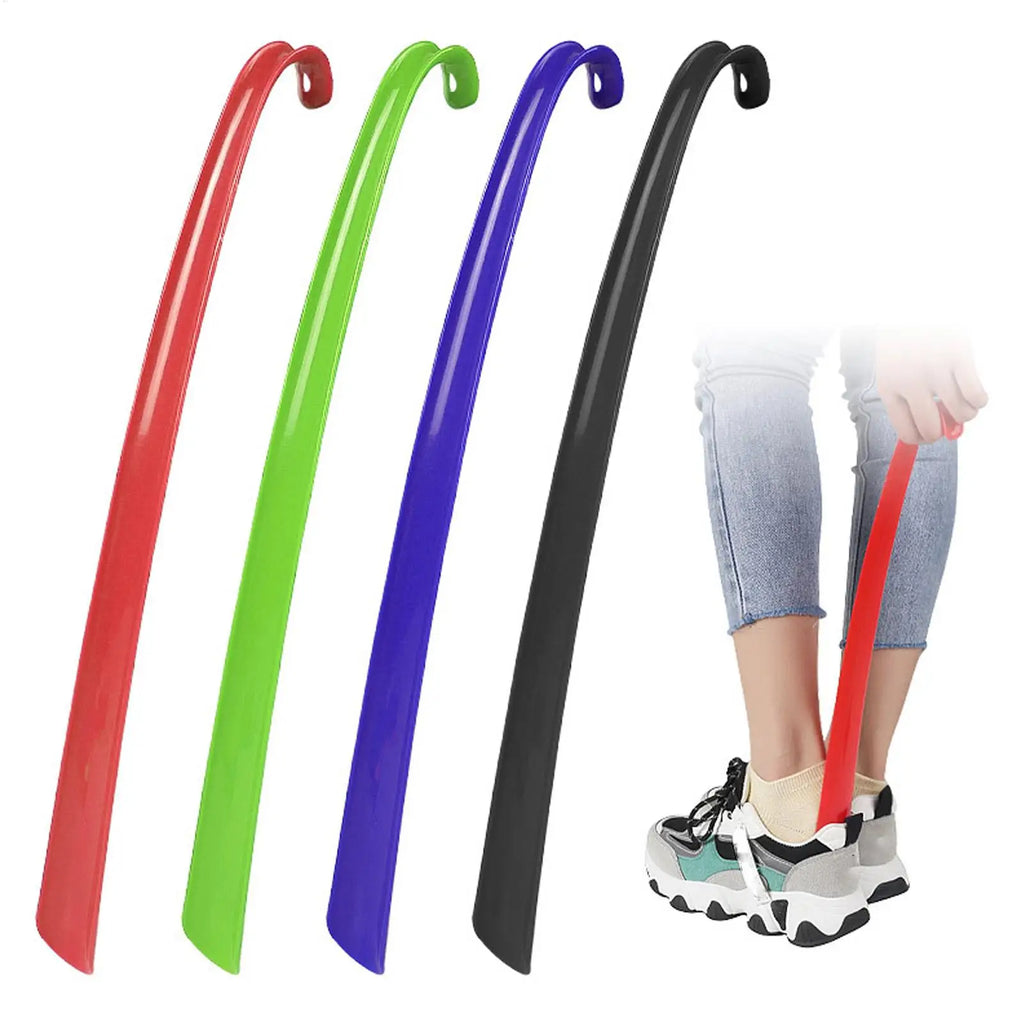 Long Handled Shoe Horn Flexible Extra Long Shoe Horn Dressing Stick Lazy Wear Helper Boot Lifter Shoehorns Accessories gadgets Oasis Select