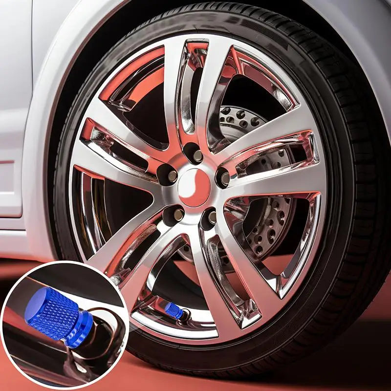 Tire Valve Stem Caps, Anodized Aluminum Wheel Valve Covers Accessories, Universal For Cars, SUVs, Bikes, Trucks And Motorcycles Oasis Select