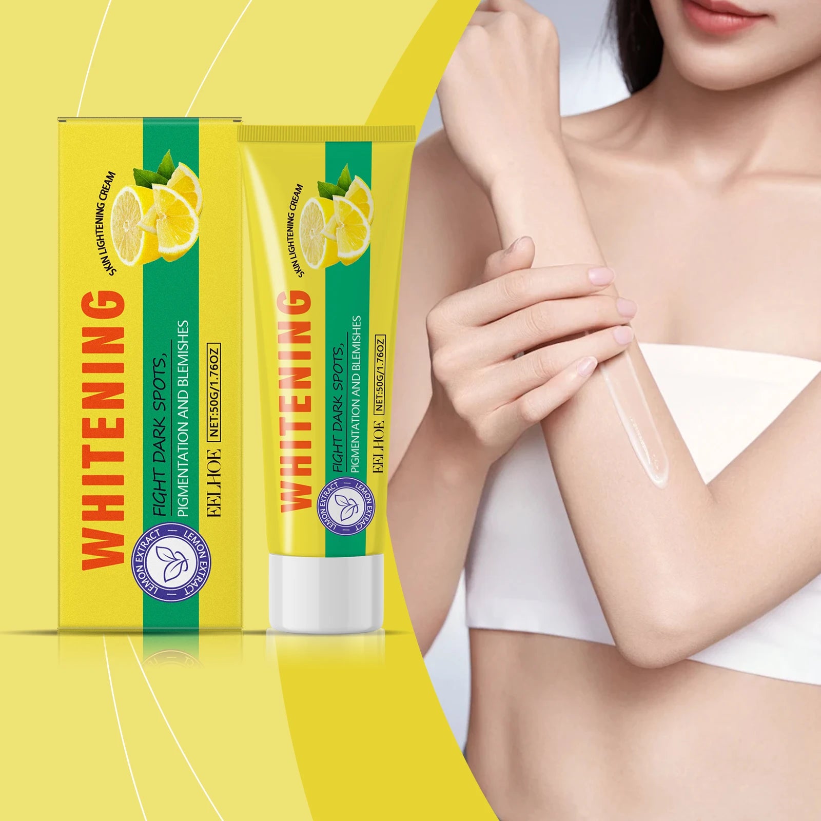 Eelhoe Lemon Body Lotion Gently Moisturizes The Skin Leaving Smooth Shiny Refreshing Fragrant Moisturizing Improves Dryness Oasis Select