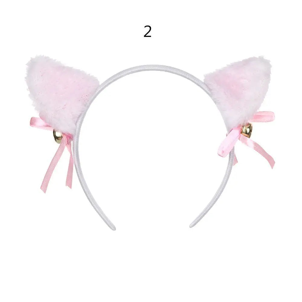 Lovely Club Bar Anime Cosplay Small bell Cat Ear Head Band Hair Accessories Cartoon Hair Band Oasis Select 2-