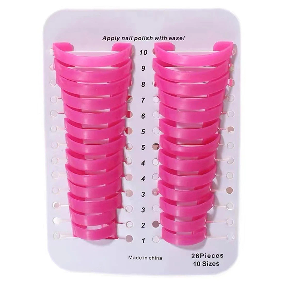 26-Piece Nail Polish Protector Kit – Spill-Proof Manicure Shields Nail Art Accessories Oasis Select