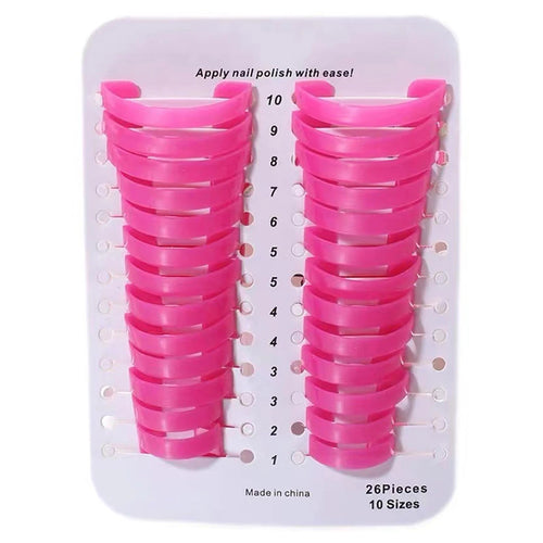 26-Piece Nail Polish Protector Kit – Spill-Proof Manicure Shields Nail Art Accessories Oasis Select