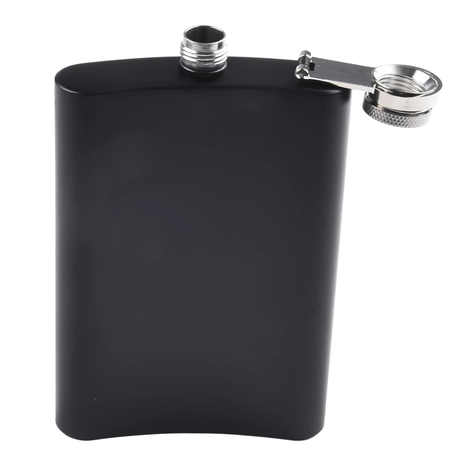 Stainless Steel Hip Flask 7–12oz | Black Matte Pocket Flask