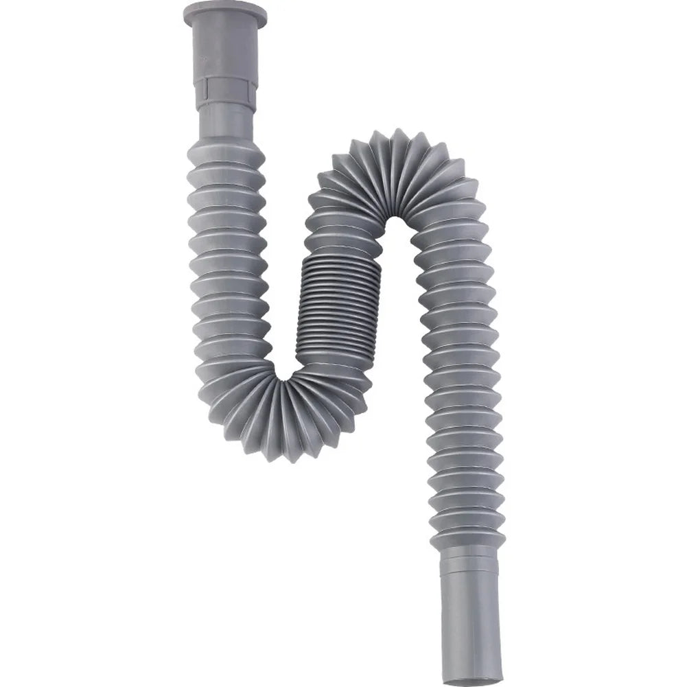 Extendable Sink Drain Hose Washbasin Drain Hose Pipe Standard Head 80-90cm Flexible Plastic Pipe Bathroom Kitchen Accessories Oasis Select Default Title