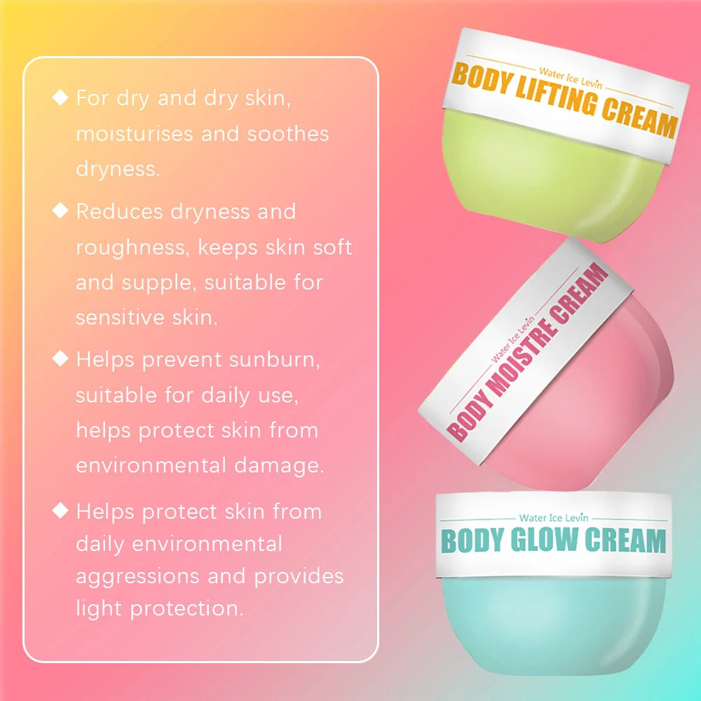 3-Piece Body Firming & Glow Cream Set – Lift & Moisturize Body Firming Cream Set Oasis Select
