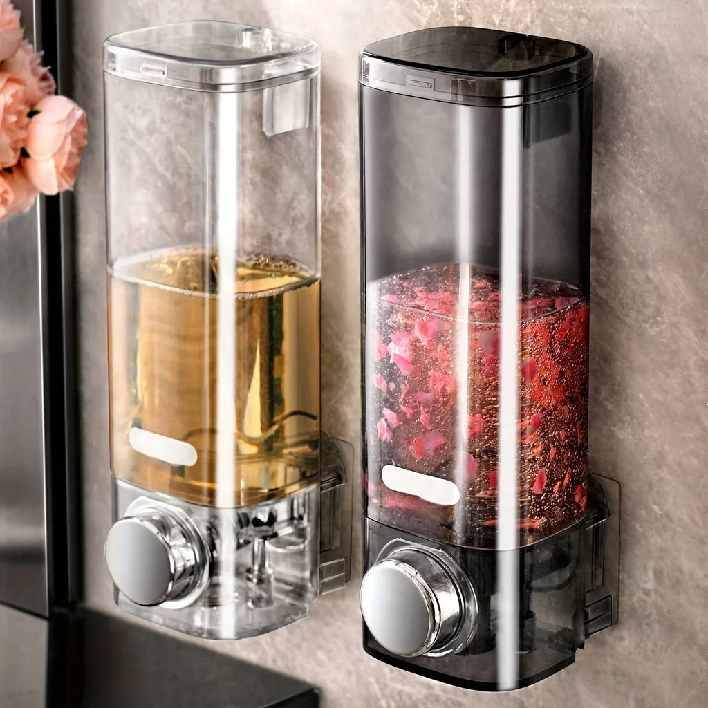 Wall Mounted Soap Dispenser with No Need for Drilling Installation, Bathroom and Kitchen Storage Organizer, Easy To Install Oasis Select