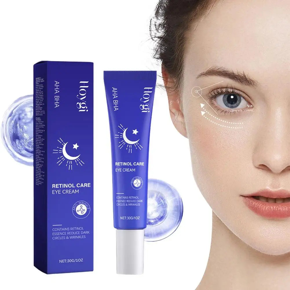 30g Hoygi Retinol Care Eye Cream with AHA BHA -Reduces Dark Circles & Wrinkles Retinol Essence Eye Treatment for All Skin Types Oasis Select