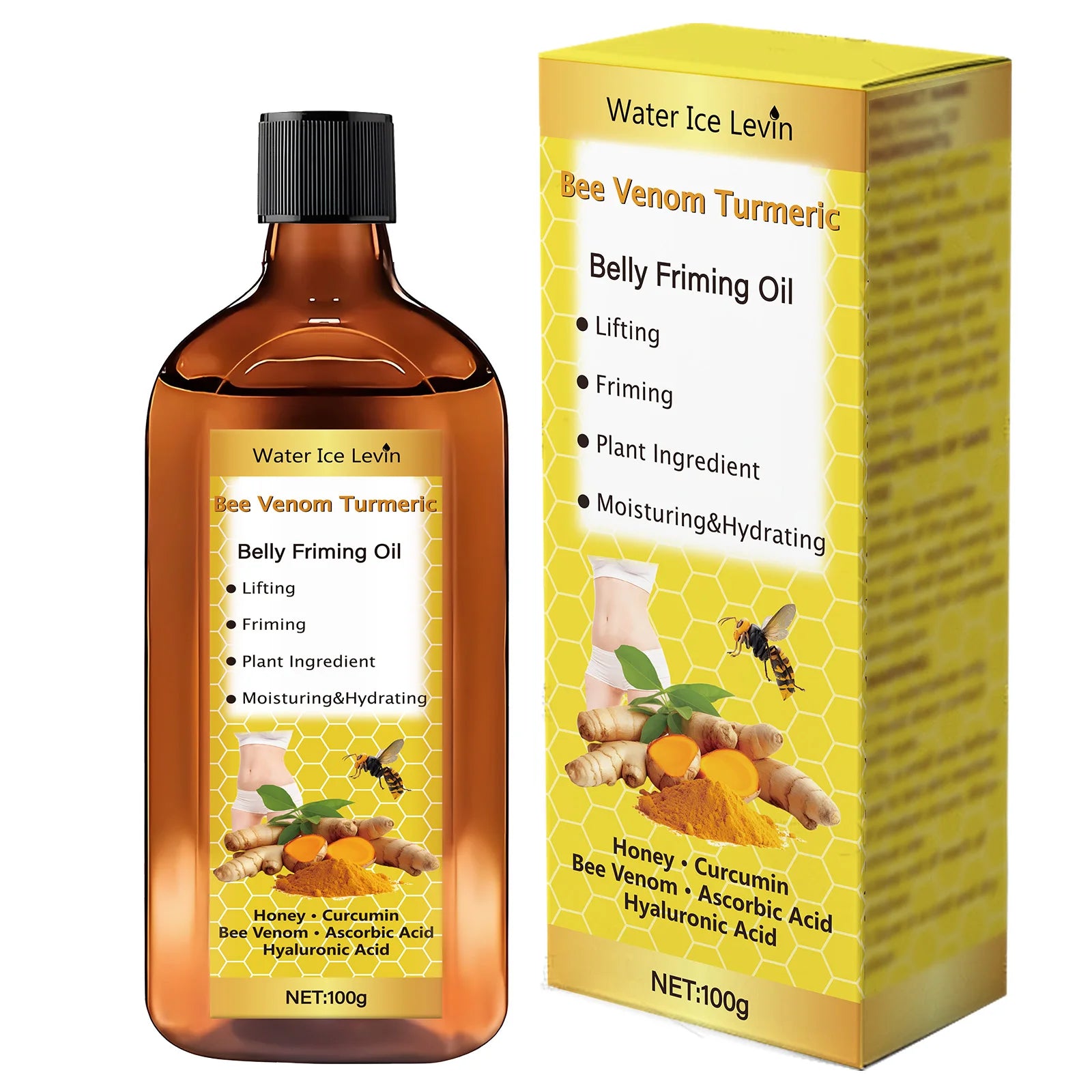 Ginger Essential Massage Oil – Camellia & Almond, 100g Massage Body Oil Oasis Select A