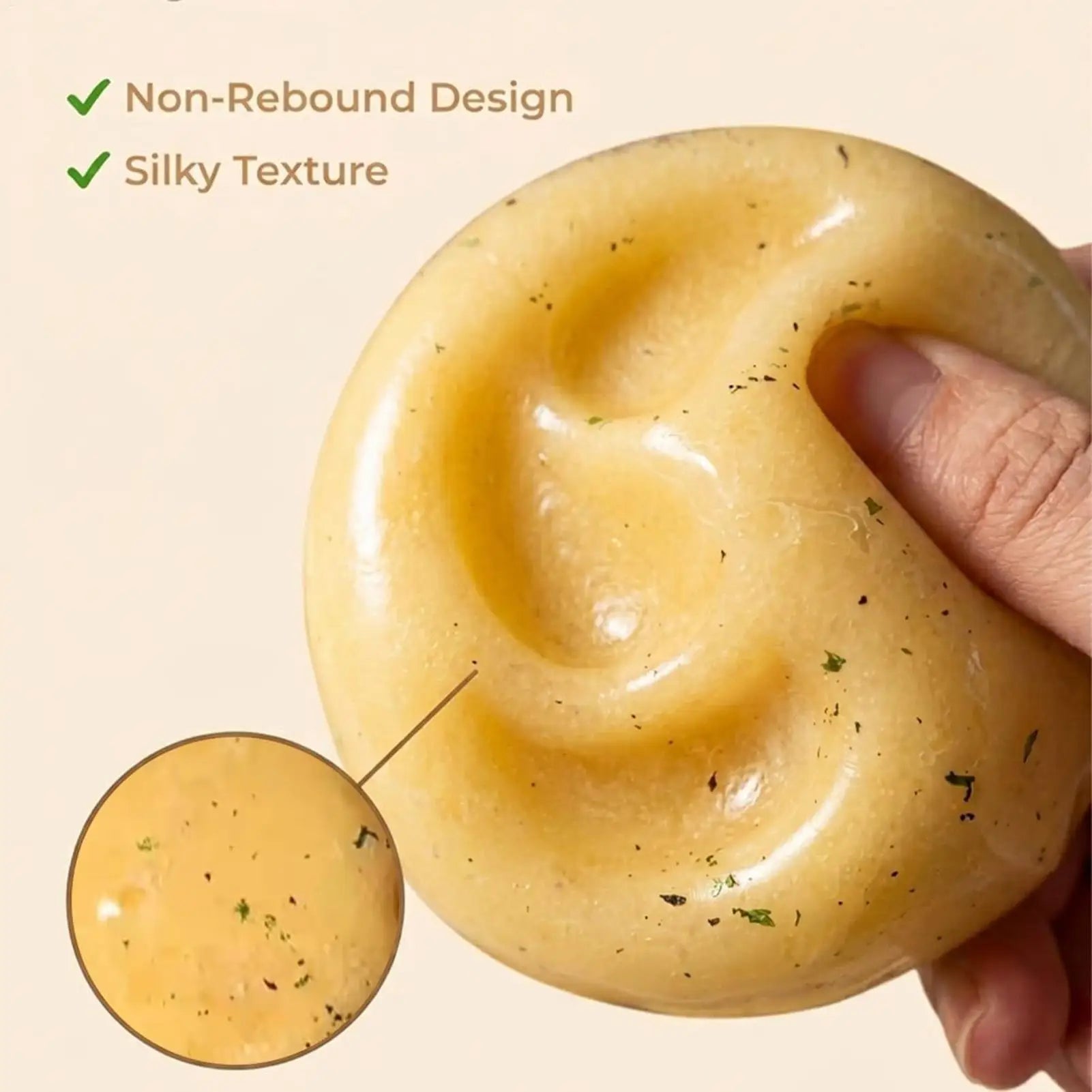 Mashed Potato Fidget Squeeze Ball | Sensory Crinkle Toy