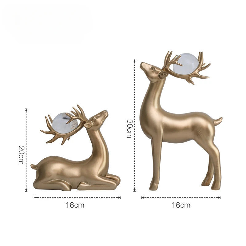 Modern Minimalist Alien Symbols Vase Homestays Hotel Simple Decor Room Decoration Flower Vase Home Decor Oasis Select deer brown gold