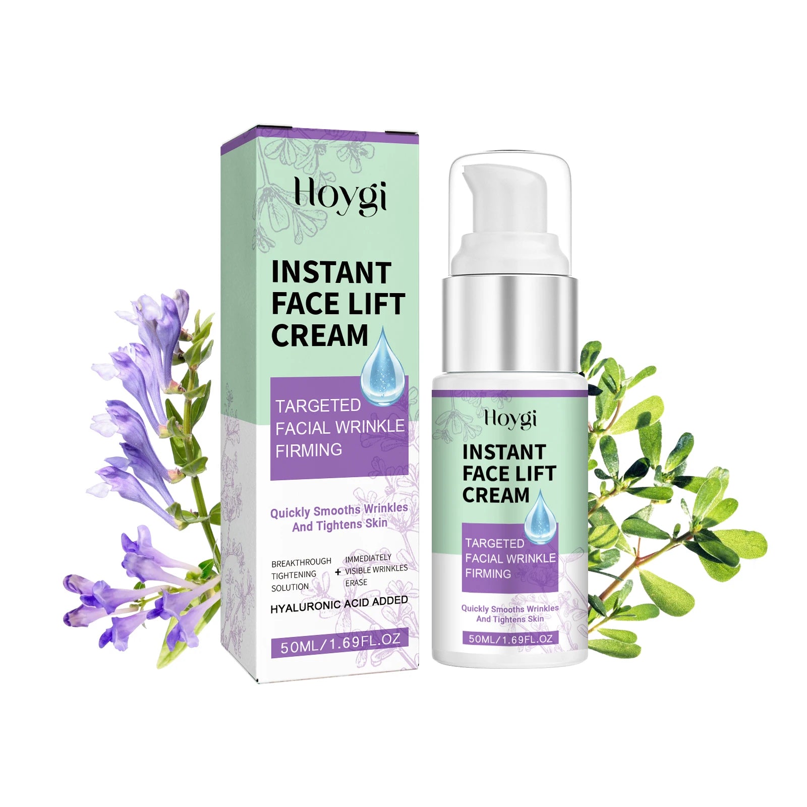 Hoygi Instant Face Lift Cream – Firm, Brighten & Hydrate Firming Face Cream Oasis Select 50ml Boxed
