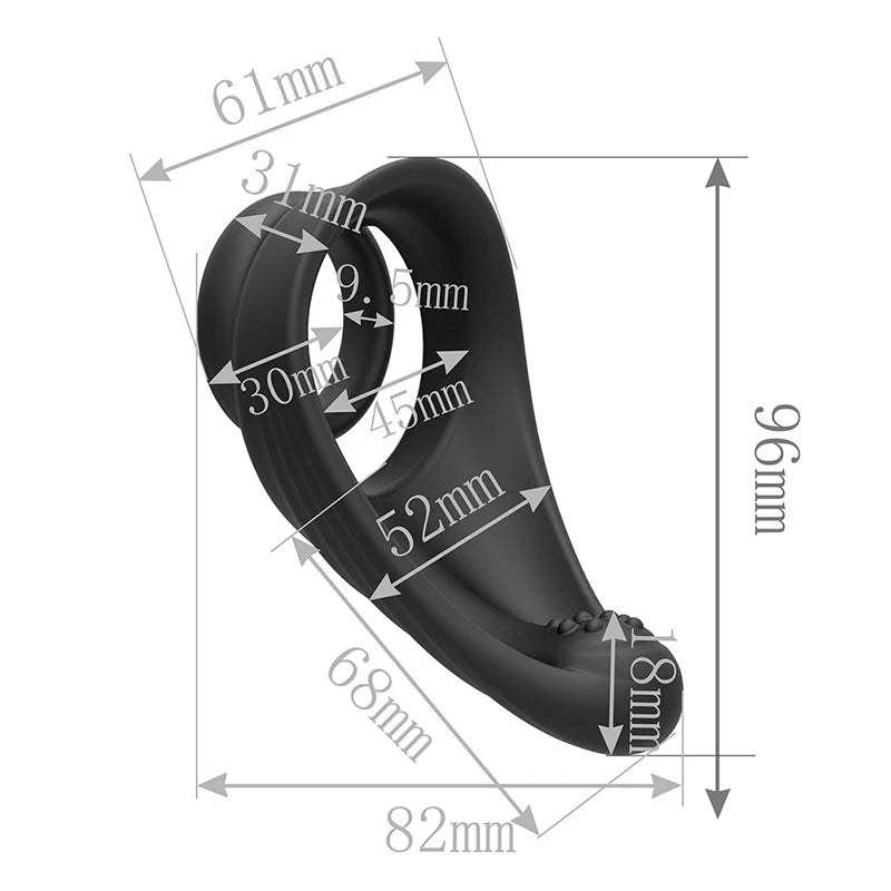 Penis Ring Delay Ejaculation Adult Goods For Men Sex Toys Male Masturbator Silicone Cock Ring Oasis Select