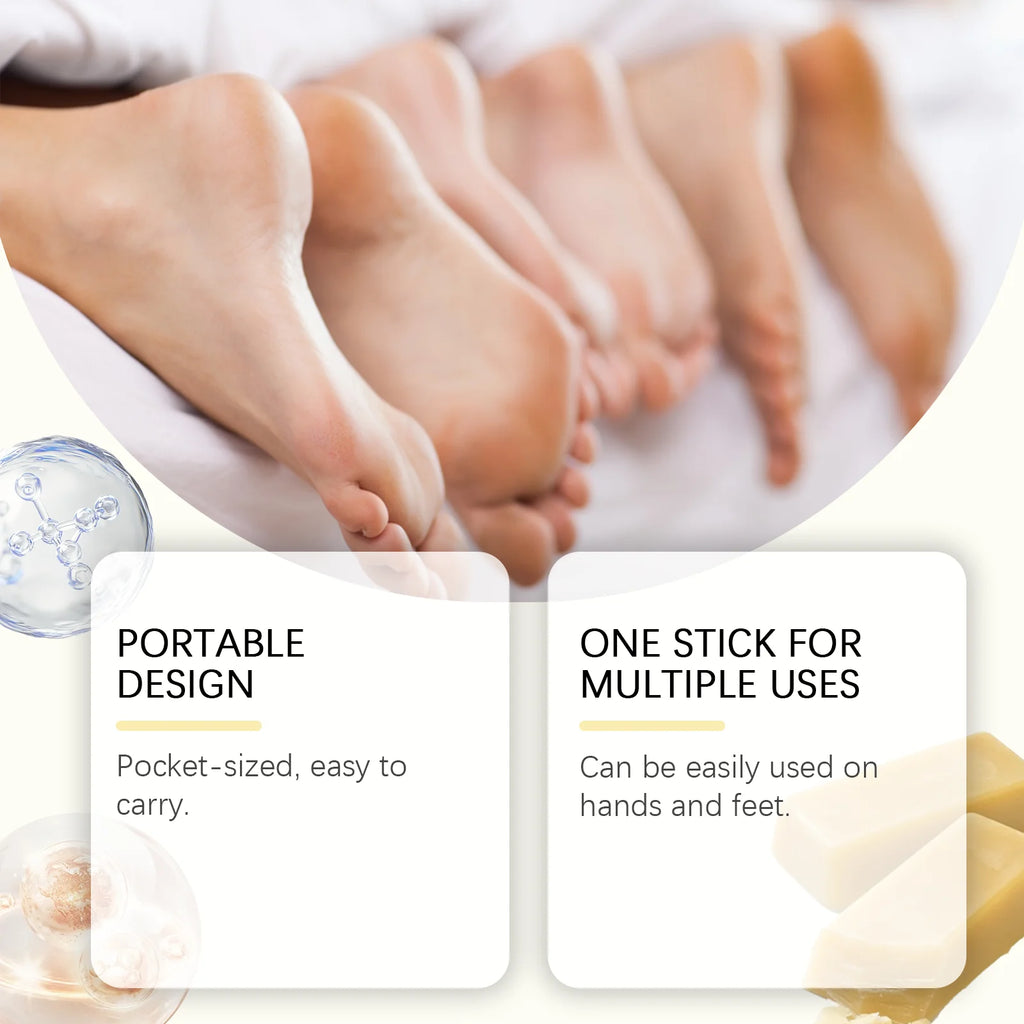 Lanolin Hand Foot Stick For Dry Cracked Rough Skin Gentle Moisturizing Nourishing Anti Crack Preventing Your Feet From Cracking Oasis Select