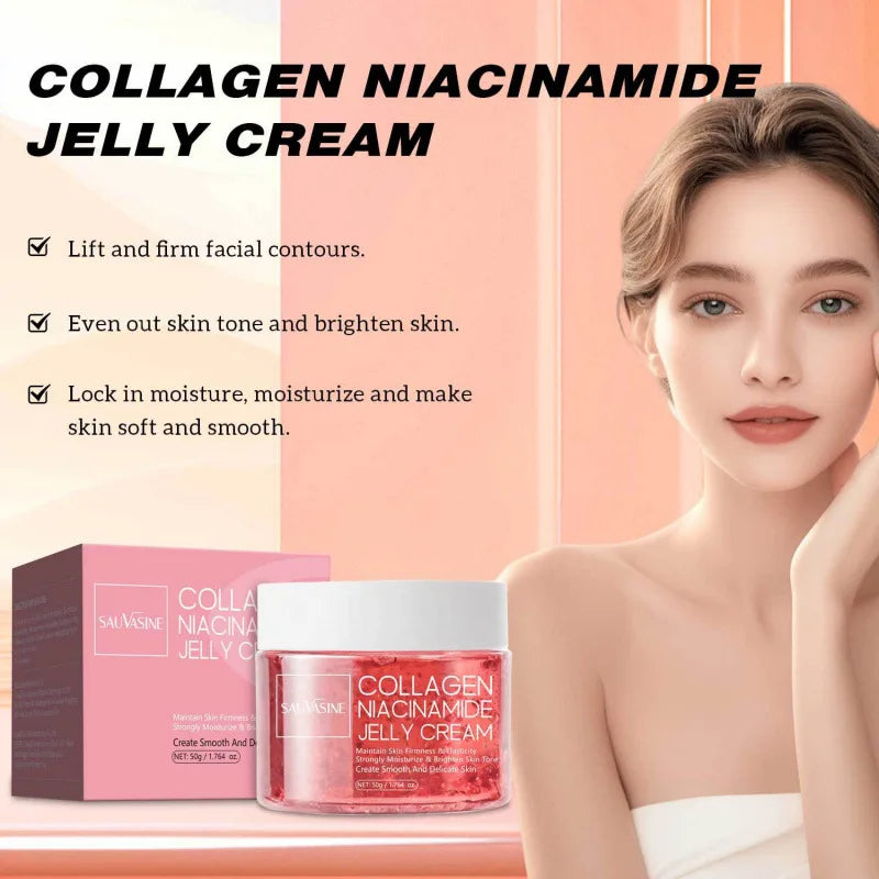 Collagen Niacinamide Jelly Cream – Brightening & Firming 50g Jelly Face Cream Oasis Select