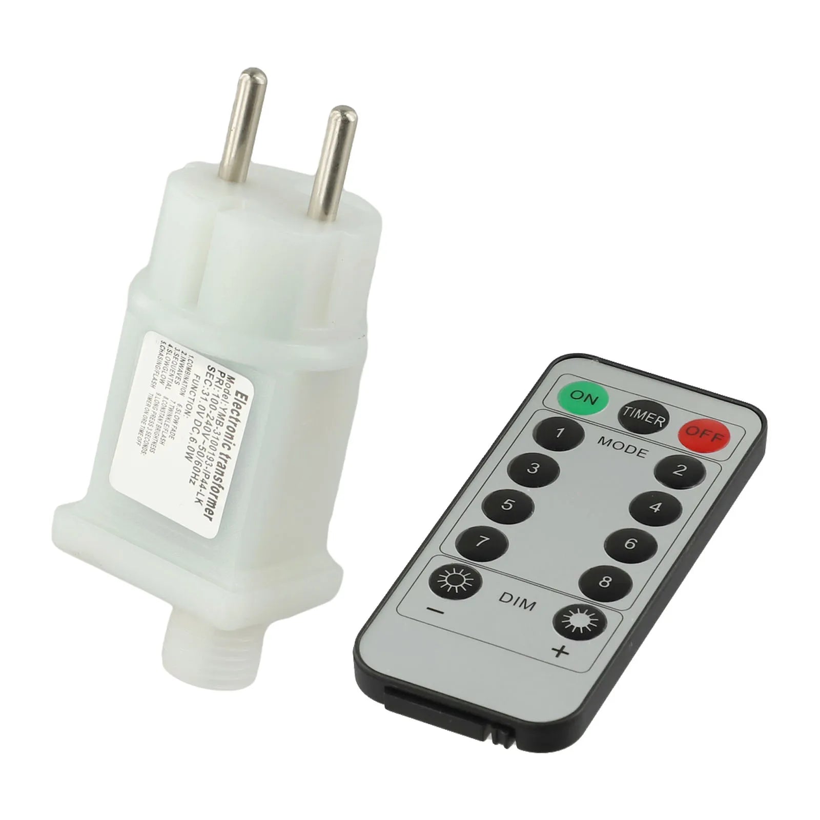 31V LED Adapter Remote Control Adapter Rated Power 6W 4 Brightness Levels 8 Lighting Functions Input Voltage 220V-240V Oasis Select