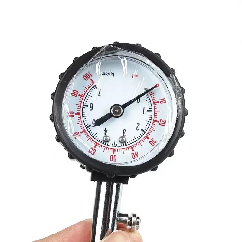 100Psi Car Tyre Air Pressure Tester High-precision Long Tube Tire Gauge Meter For Auto Motorcycle Truck Bike Measurement Tools Oasis Select