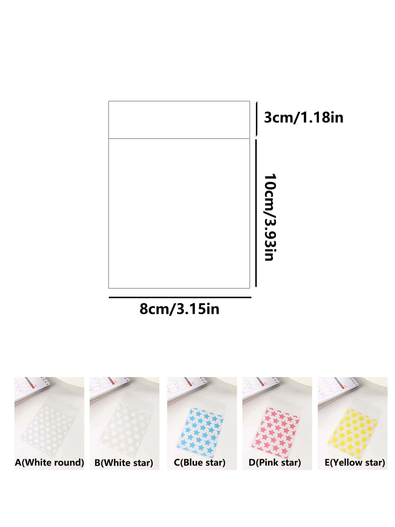 Clear Opp Gift Packaging Bag With Star & Circle Print - A Convenient Way to Store and Display Your Accessories Oasis Select