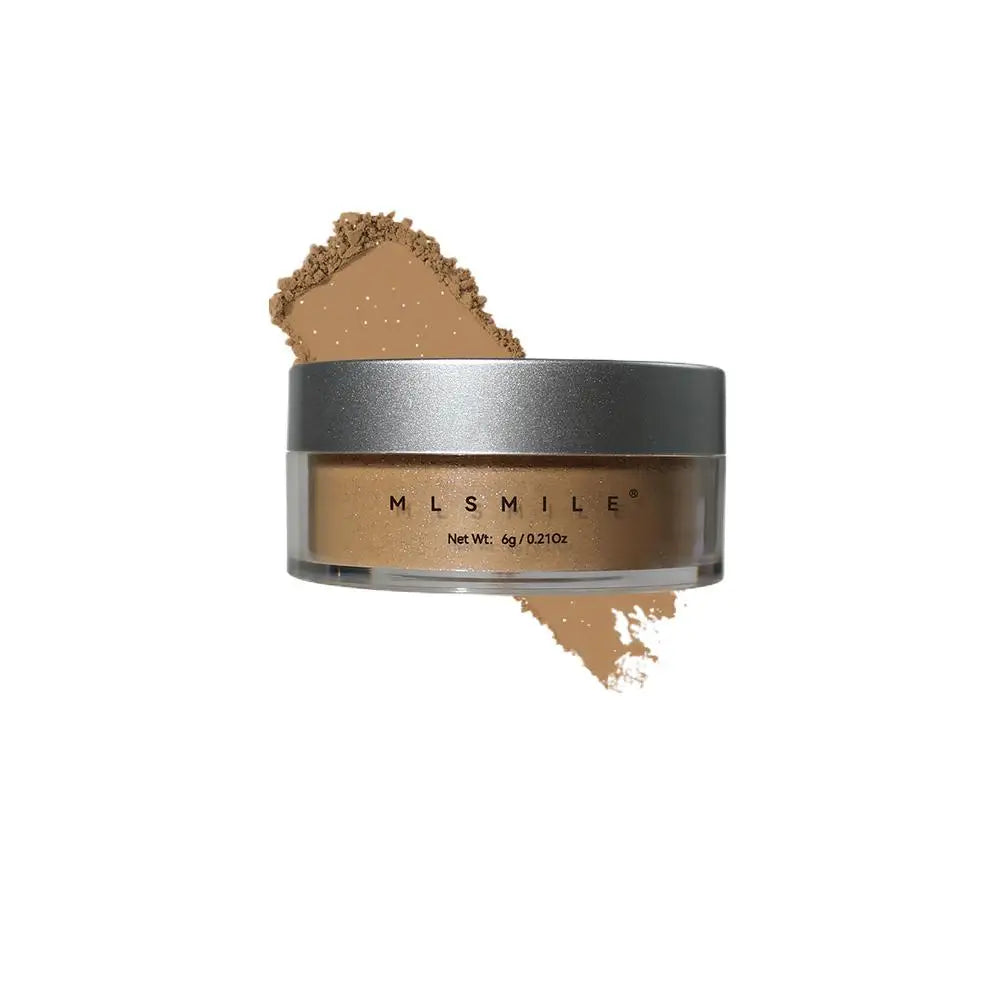 Pearl Matte Loose Powder 6g - Long Lasting Oil Control Setting Powder Shimmer Body Highlighter Face Contour Makeup Oasis Select 04