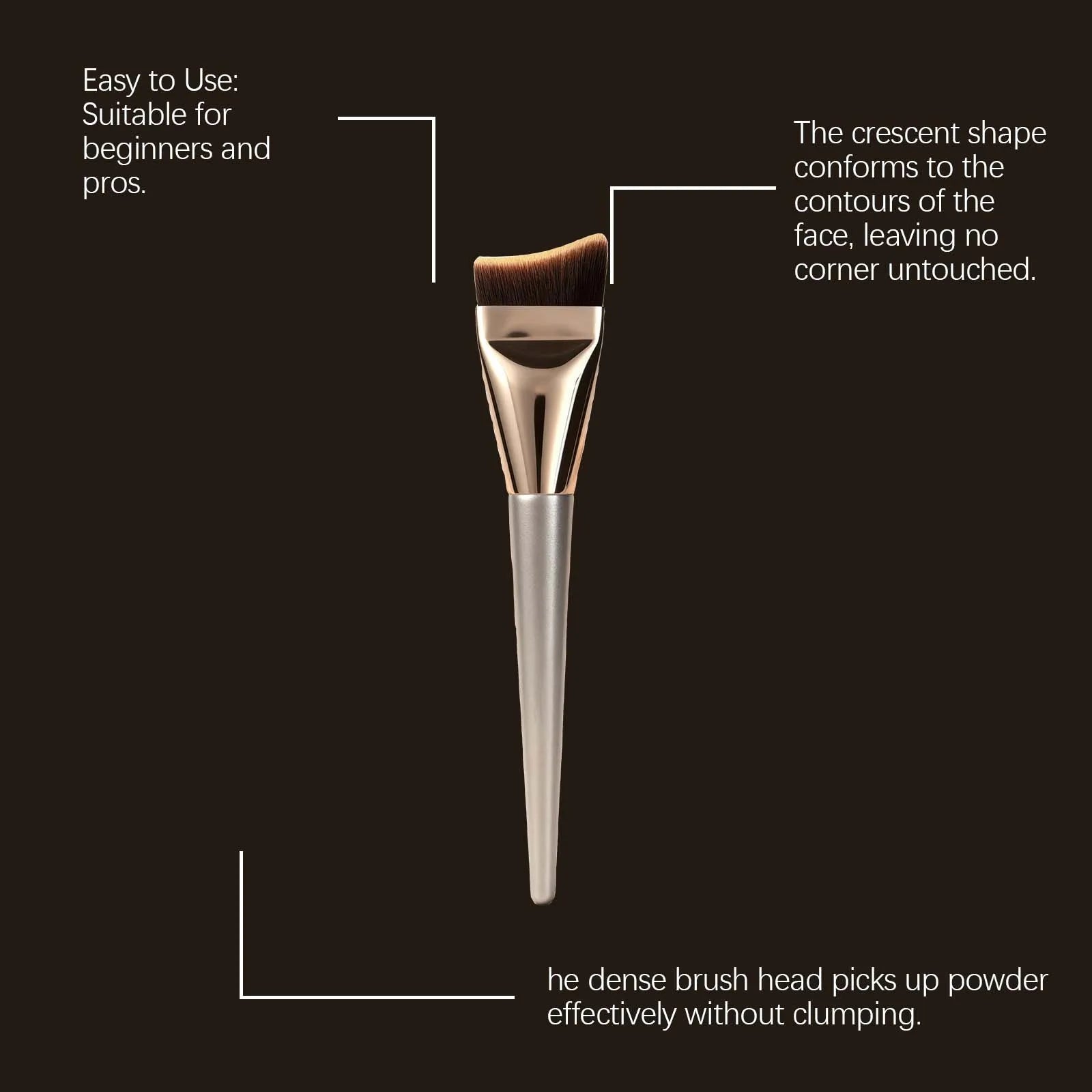 Flawless Foundation Brush – Soft, High Powder Absorption