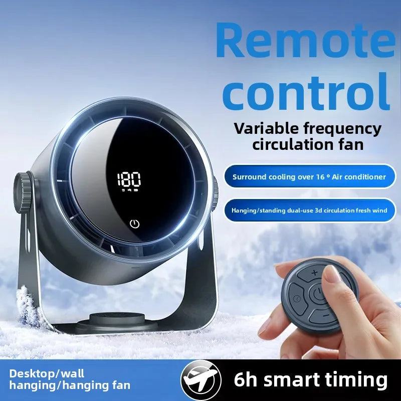 URGGU Rechargeable Desk Fan with Remote Control | High Airflow