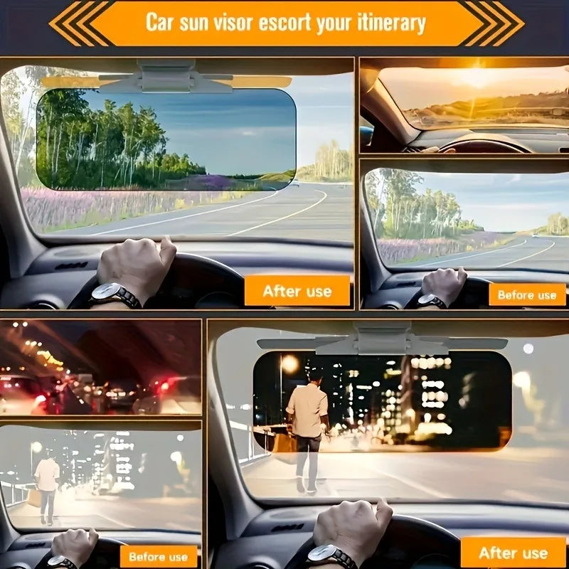 Polarized Anti-glare Sun Visor for Automobile Extended Anti-ultraviolet Sunshade HD Night Vision Driving Goggles Visor Oasis Select