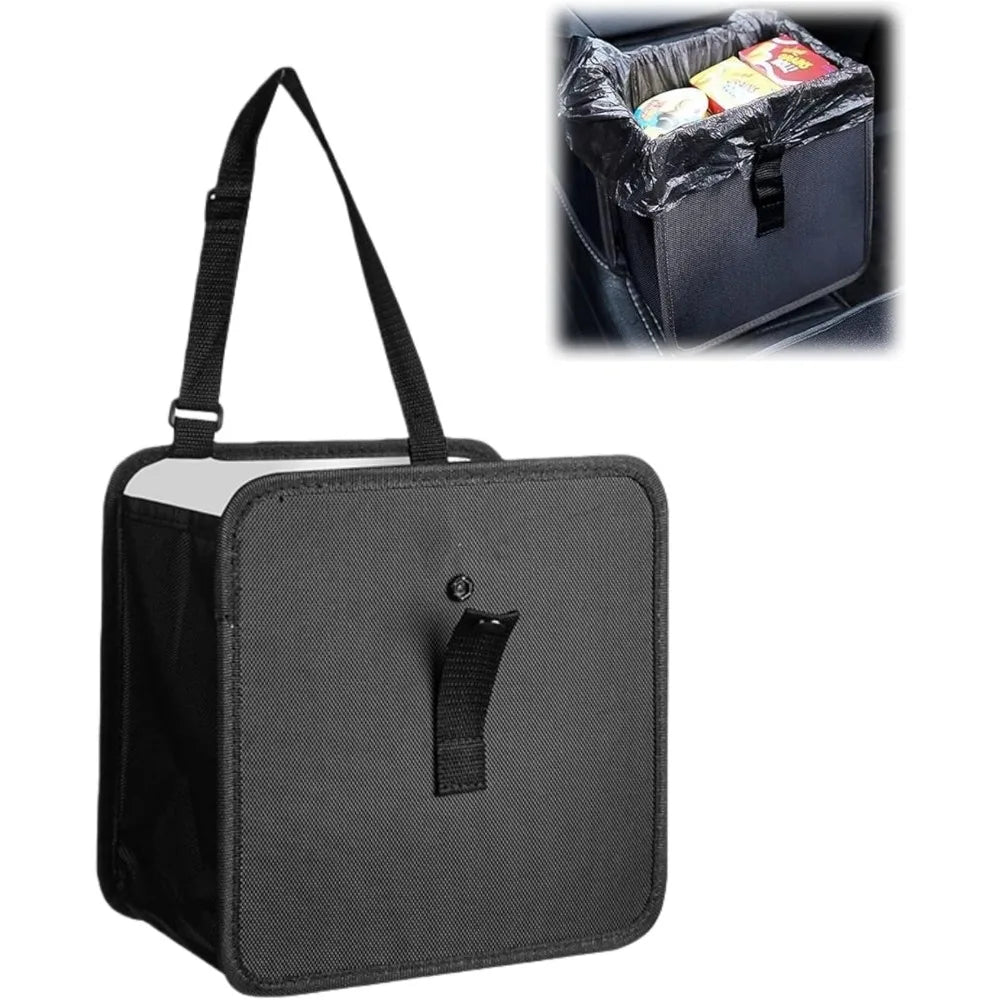 Hanging Foldable Car Trash Can Waterproof Leakproof Auto Garbage Can Large Capacity Vehicle Organizer Interior Accessories Oasis Select