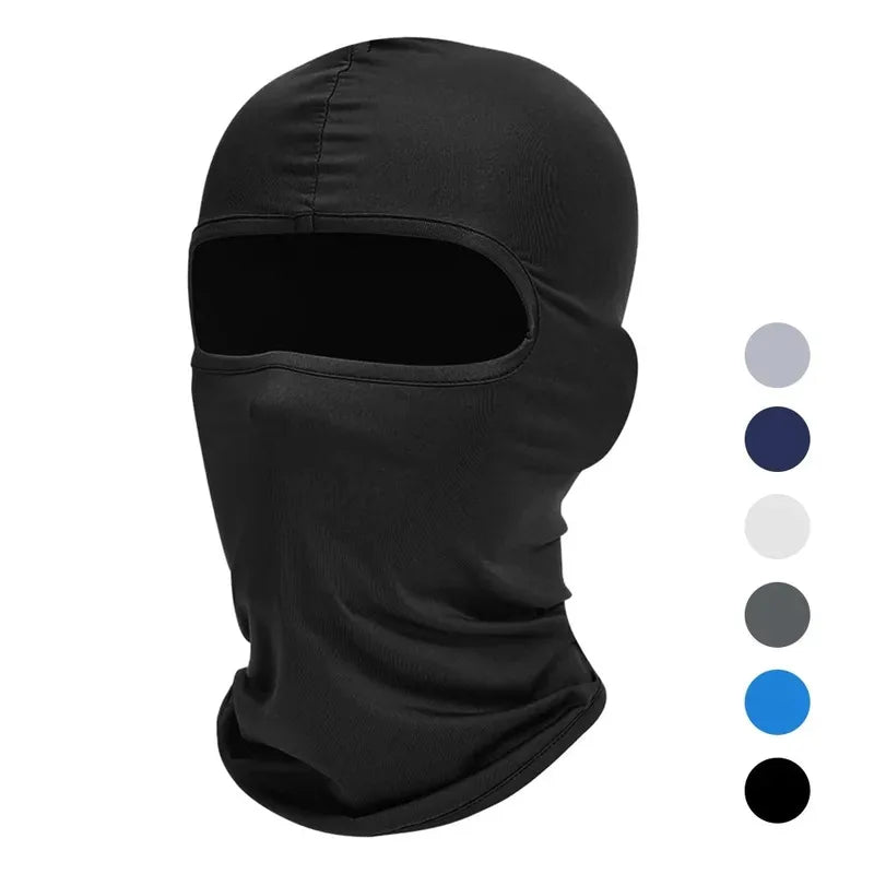 1/2pcs Men's Cycling Cap Balaclava Full Face Ski Mask Hood Hiking Camping Hunting Tactical Airsoft Cap Bike Hats Neck Gaiter Oasis Select