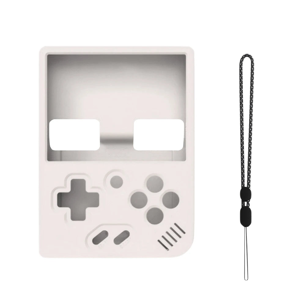 Silicone Case + Lanyard for MIYOO Mini Plus – Shockproof Cover Game Console Case Oasis Select
