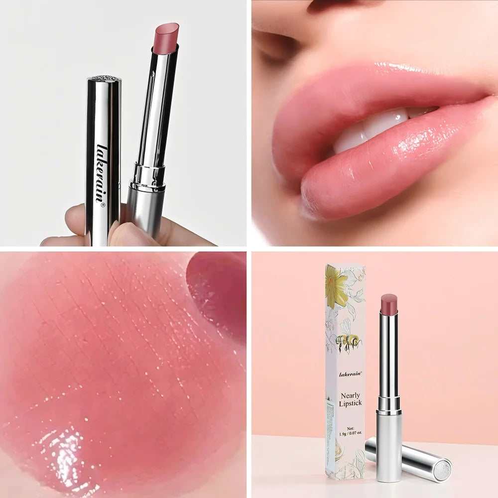 Honey Lipstick Honey Tinted Lip Balm Pink Lipstick Powerful Lip Repulper Lip Brightening for Dark Lips Exfoliating Care Oasis Select